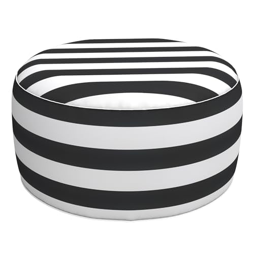 Inflatable Stool Ottoman Footrest with Handle
