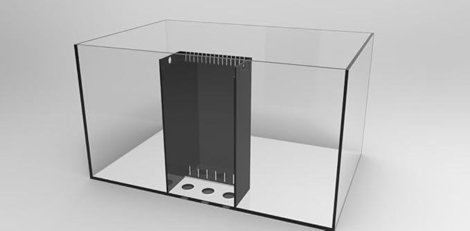 75 Gallon Starfire Aquariums with Center Overflow 36x24x20 H 12mm Starfire/Low Iron Glass, Ready to get Wet
