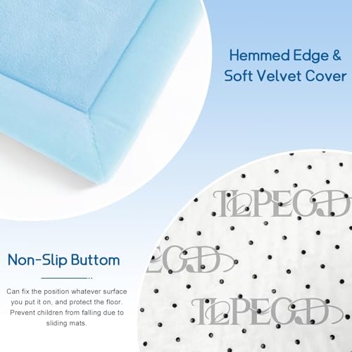 Baby Play Mat for Floor Nursery Muscle Area Rug Playroom Rug 65"x50" Elastic Foam 1.3" Thick Crawling Mat for Babies