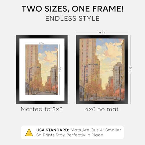 4x6 Black Picture Frame