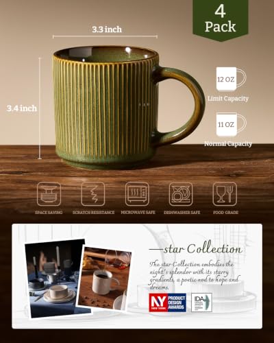 Coffee Mug Set of 4 (48 Count)