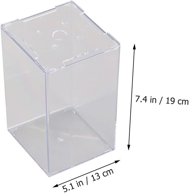 Acrylic Fish Breeding Box-1pc Acrylic Fish Isolation Box Tank Desktop Aquarium Betta Tank Small Aquarium Miniature Turtle Tank Mini Bowl Container