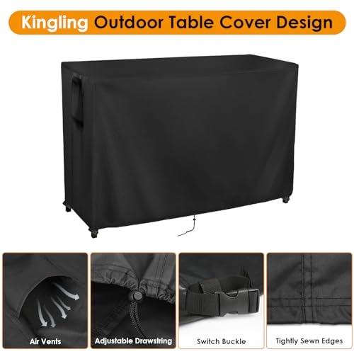 Outdoor Table Cover Waterproof for Console Table 46"L x18"W x36"H