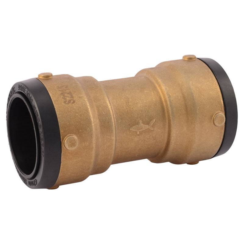 SharkBite Push to Connect 1-1/2 in. 1-1/2 in. D Coupling UXL0141