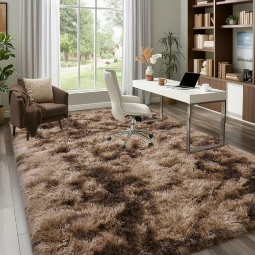 Fluffy Plush Shag Rug 5x7