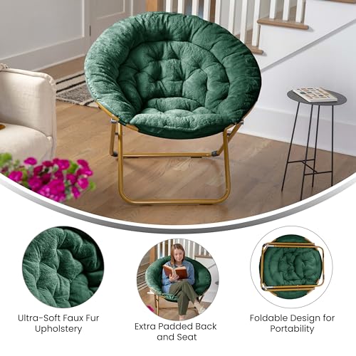 38 Inch Folding Saucer Chair
