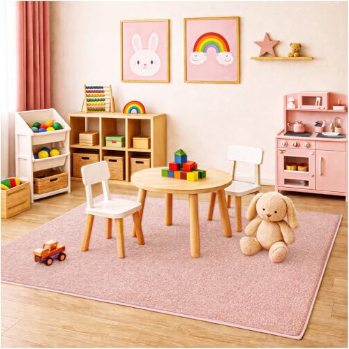 Soft & Colorful 3' Round Kids Classroom Area Rug