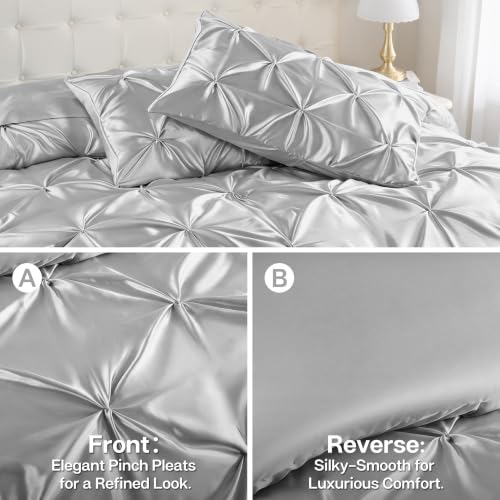 Satin King Size Comforter Set