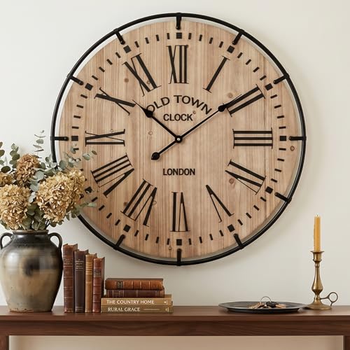 30 Inch Rustic Wall Clock