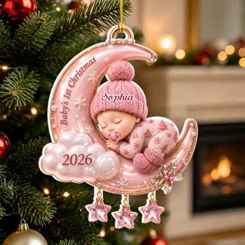 Custom Baby First Christmas Ornament