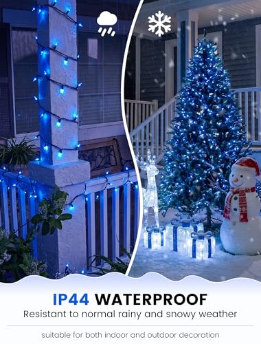 Blue Christmas Lights (13 Foot)