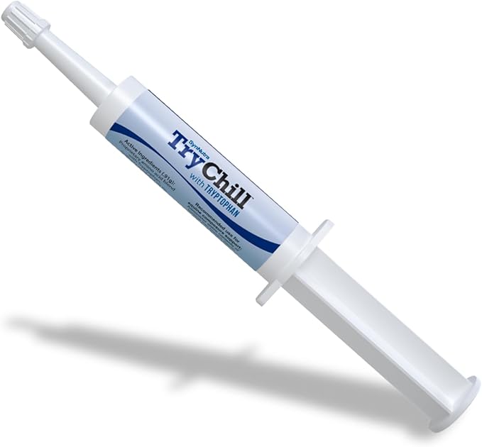 TryChill™ 25 Pack– L-Tryptophan-Based Support for Horses – Promotes a Composed Demeanor Without Sedation – Enhances Focus, Confidence & Performance – 100% Natural & Competition Safe