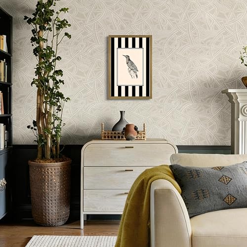Framed Bird Canvas Wall Art Picture