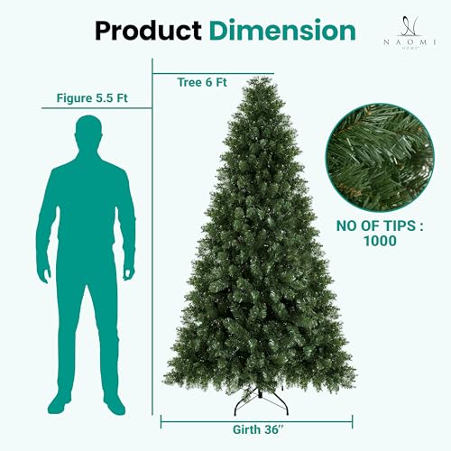Lucille 6 ft Unlit Artificial Christmas Tree