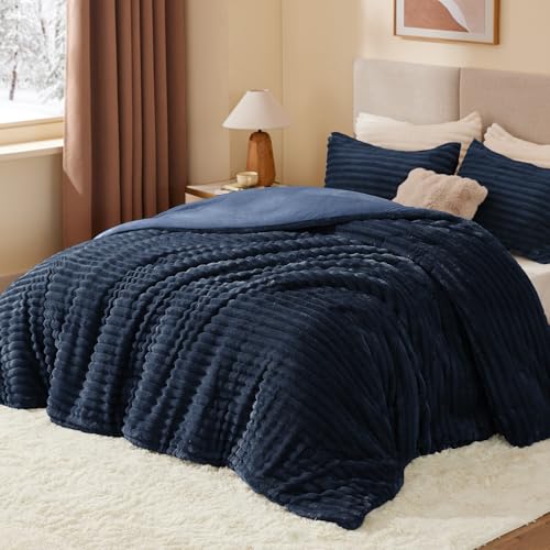 Fleece California King Comforter Set