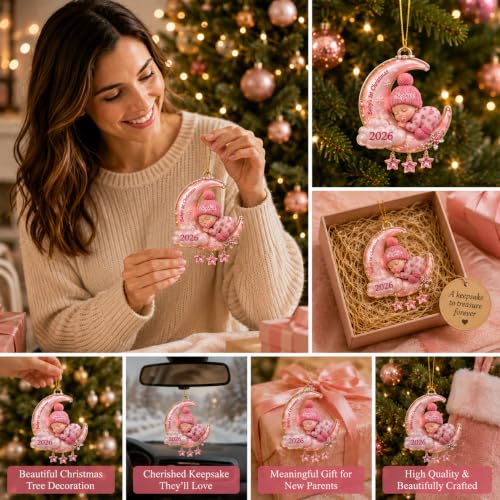 Custom Baby First Christmas Ornament