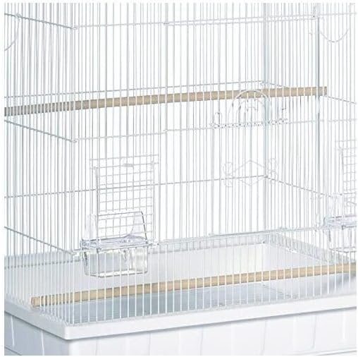 Maykoosh Square Bird Cage - Spacious & Durable Habitat for Parakeets & Canaries
