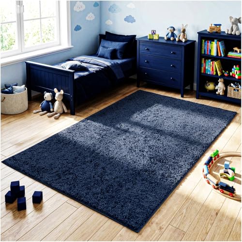 Soft & Colorful 12' Round Kids Classroom Area Rug