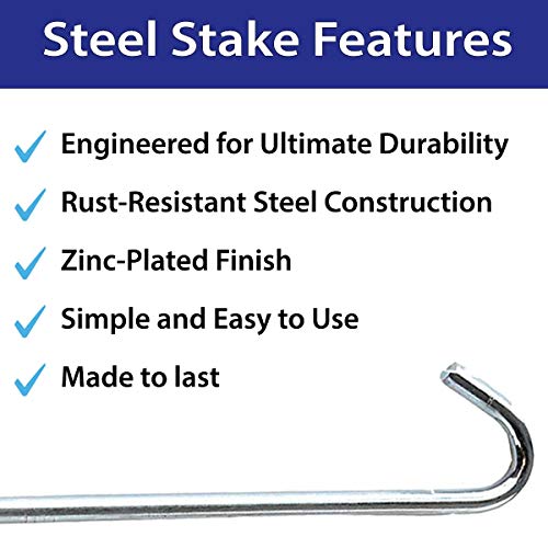 Steel Tent Hook Stakes (50 Count)