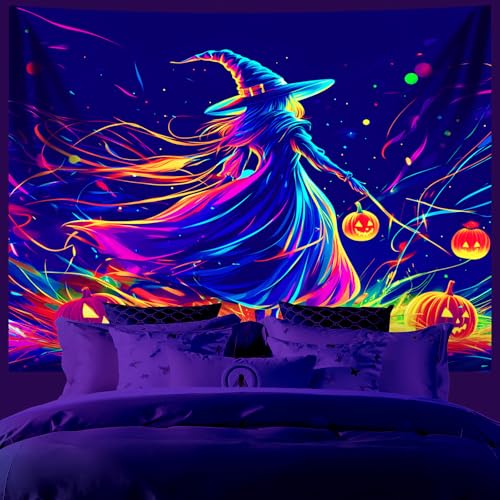 UV Reactive Halloween Tapestry