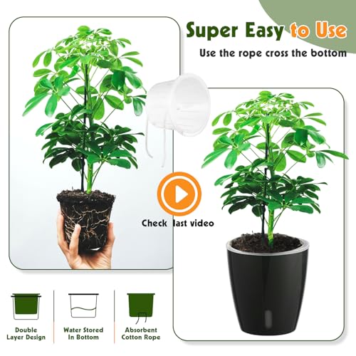 Self Watering Pots for Indoor Plants (8 Count)