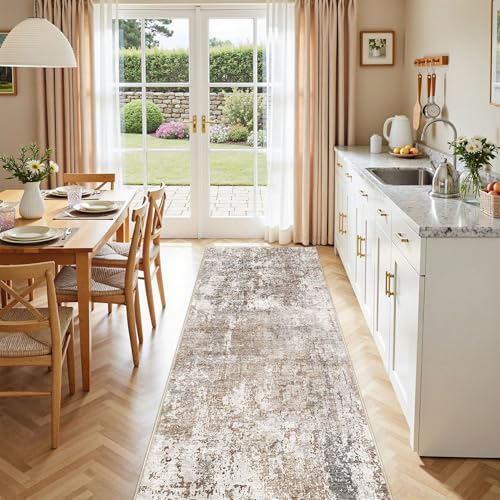 3x10 Washable Runner Rug for Hallway (24 Count)