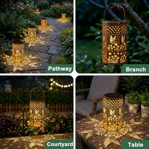 Hummingbird Solar Lantern Gifts for Women Mom Grandma