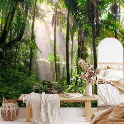 Tropical Forest Peel and Stick Wallpaper Landscape Trees Mural