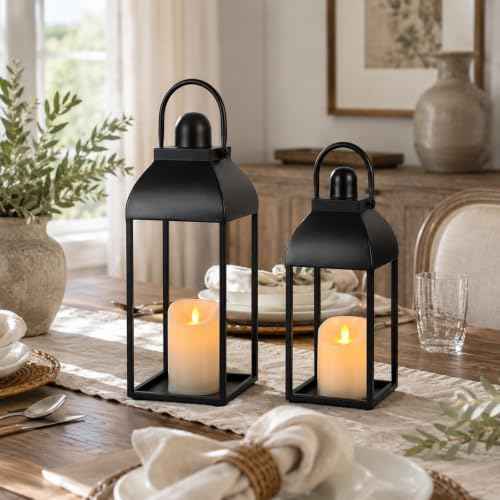 Lanterns Decorative Outdoor Indoor (2 Count)