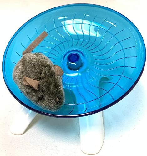 Silent Runner Large 7" Hamster Flying Saucer Exercise Running Jogging & Spinning Silent Wheel for Gerbils, Rats & Mice