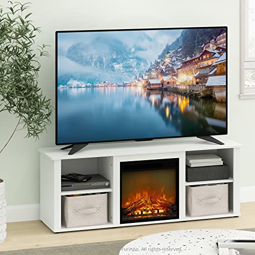 Classic 3 Tier Fireplace TV Stand for TV up to 60 Inch