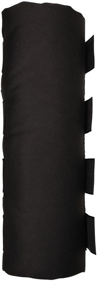 Dura-Tech Quick Wrap No Bow Leg Wraps for Horses | Size 16" | Color Black | Exceptional Leg Coverage | Versatile Use | Secure and Easy Application | Sold in Pairs