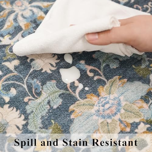 Washable Vintage 2x6 Bathroom Rugs