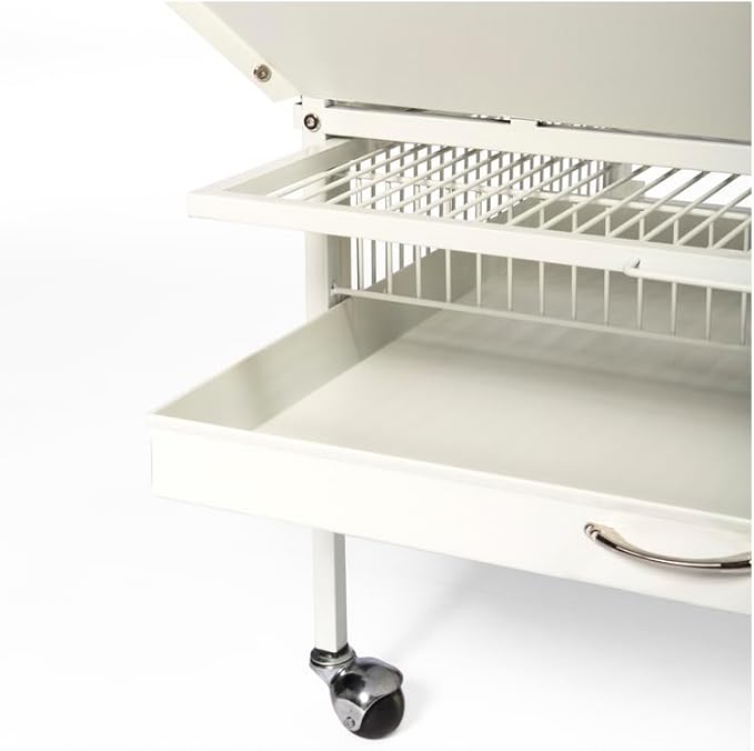 Suburban Sophistication Playtop Bird Home with Spacious Design, Durable Materials, Removable Perches Small/Chalk White