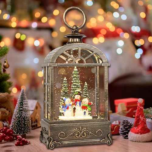 Christmas Snow Globe Lantern