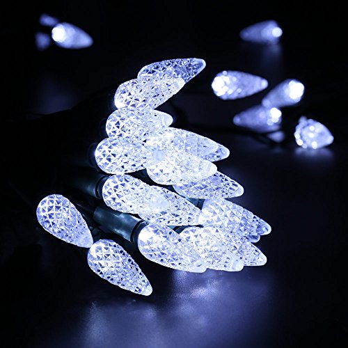 Upgrade Faceted C5 LED String Lights (100 Count)