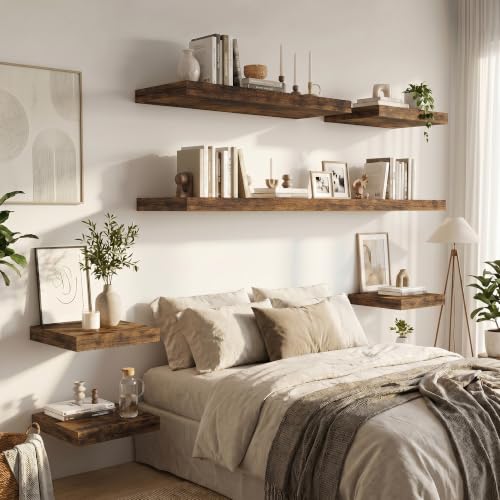 Deep Floating Shelves 40x12” Set of 2 (2 Count)