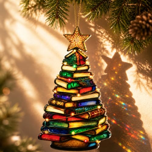Book Christmas Ornament