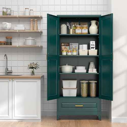 75" Kitchen Pantry Cabinet