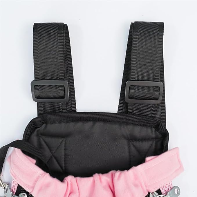 Portable Pet Carrier Backpack, Adjustable Pet Front Cat Dog Carrier Backpack Travel Bag for Small Medium Dogs Cats Puppies, Cat Backpack Carrier for Hiking Cycling (L, L)