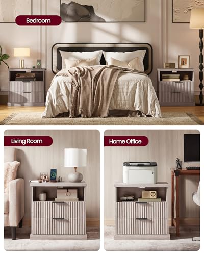 Nightstand with Charging Station