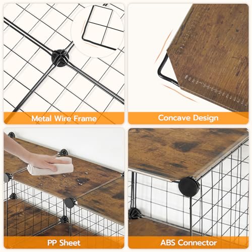 Wire Cube Storage Organizer (9 Cubes)