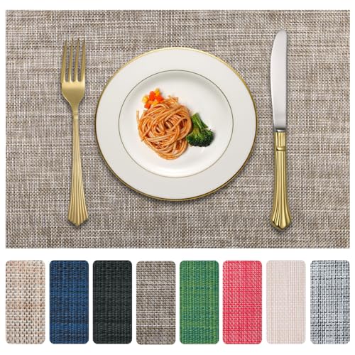 Vinyl Placemats Set of 8 (4 Count)