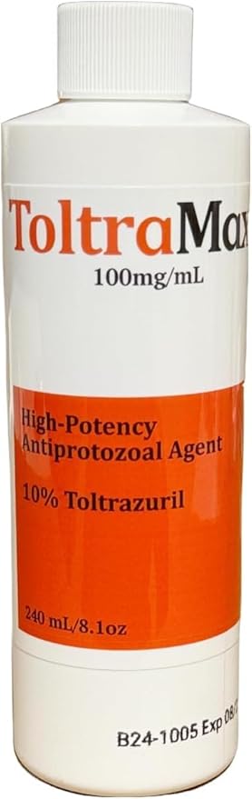 Toltrazuril 10.0% for Horses, Dogs, Cats, 240mL/8 Ounce, for Non-Food Chain Animals, Peanut Butter