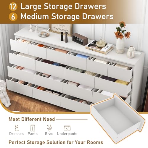 White Malm Dresser for Bedroom
