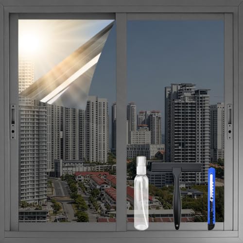 One Way Window Privacy Film with Tools (43.05 Sq Ft)