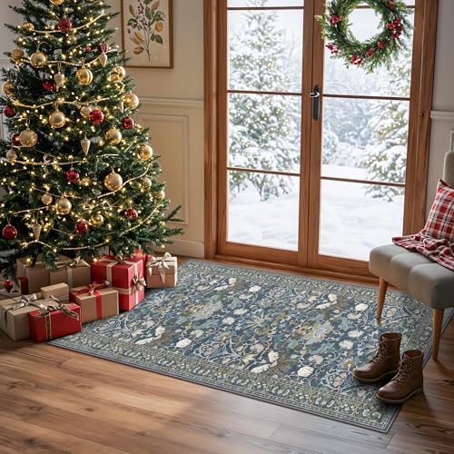 Washable 2x4 Entryway Area Rugs (8 Sq Ft)