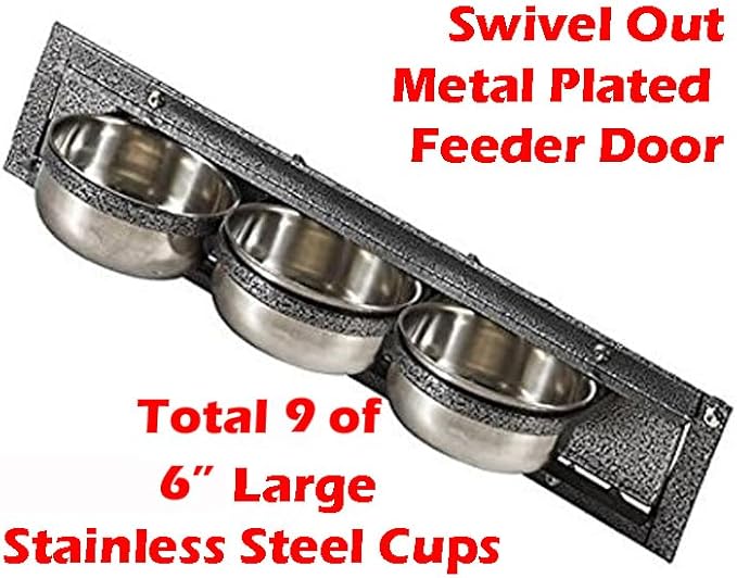 Extra Large Heavy Duty Three Stackers Breeding Breeder Parrot Amazon African Grey Aviary Bird Flight Cage Side Doors with Rolling Wheels 36" L x 24" W x 79" H