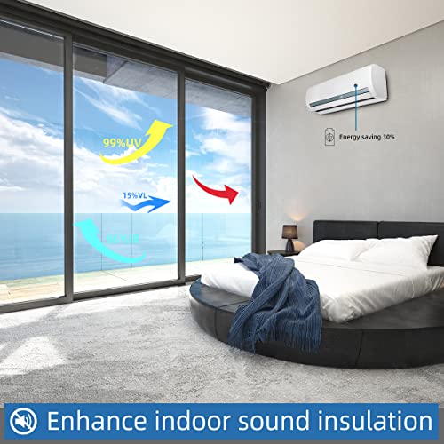 One Way Window Privacy Film with Tools (12.78 Sq Ft)