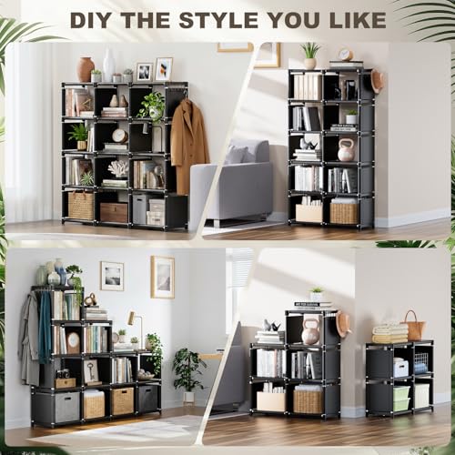 Book Shelf 12 Cube Storage Organizer